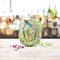 Lolita Glass Dragonfly Stemless Hand Painted Wine Glass 5in H